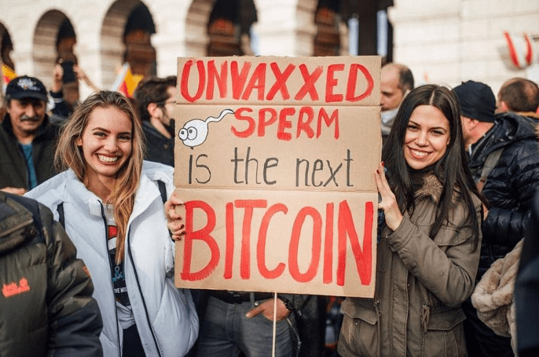 The new bitcoin - unvaccinated sperm